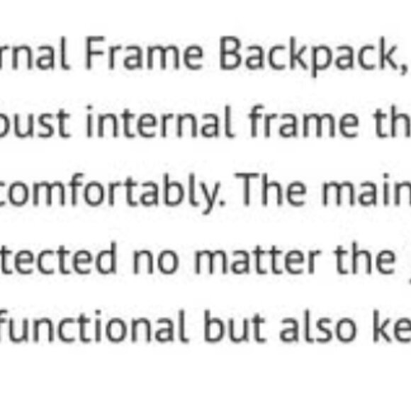 Eddie Bauer Internal Frame Backpack- Vintage - Picture 6 of 6